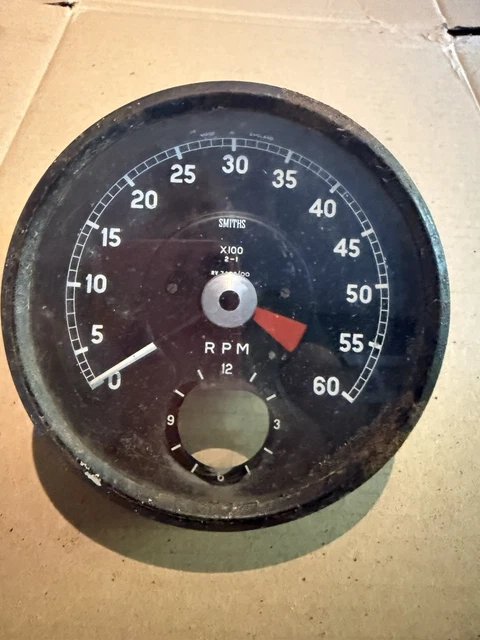 ORIGINAL SMITHS REV Counter / Tachometer Jaguar E Type Style And Mk2 ...
