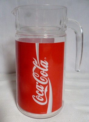 Carafe Coca Cola Vintage 1 Litre - Verre Recyclé - Lavable Lave-vaisselle