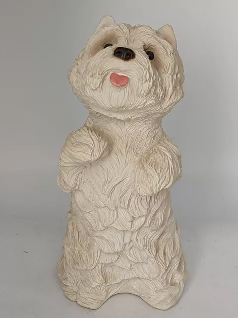 West Highland White Terrier Westie Dog Figurine Sandicast Sandra Brue 8"