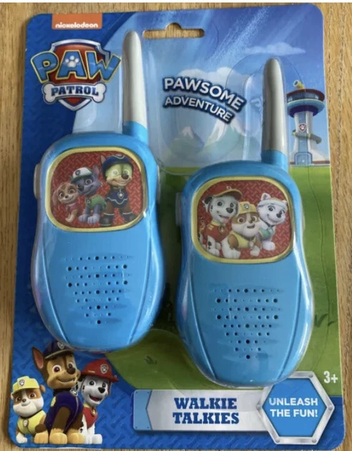 NICKELODEON KIDS PAW Patrol Walkie Talkie Sets With Up To 100 Meters