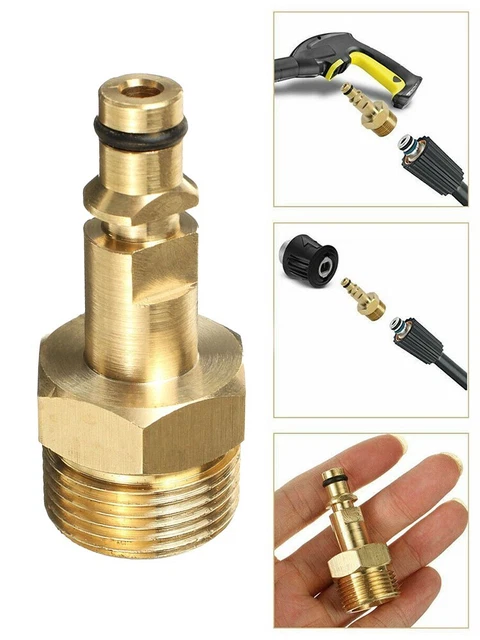 Adaptateur Easy!Lock TR22 Vers M22x1.5 - Pour Nettoyeurs Haute Pression Kärcher | Laiton Durabilité