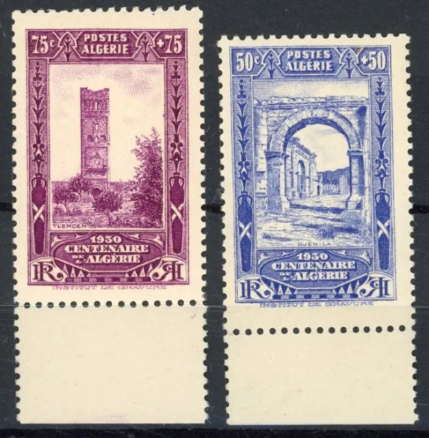 [51.850] Algeria 1930 lot 2 good MNH VF stamps $45