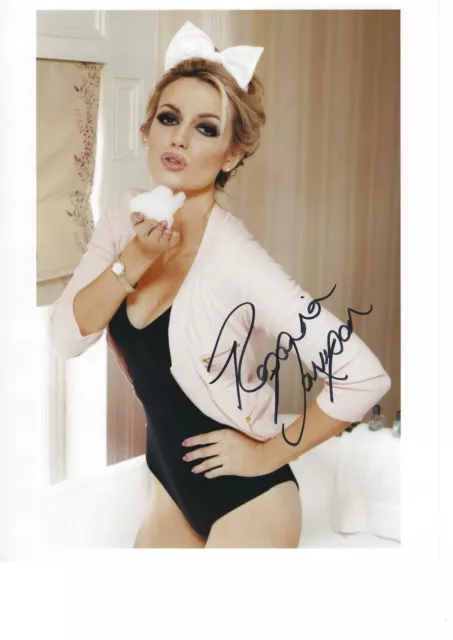 Rosanna Davison, Playboy Foto 20x26 cm mit Autogramm , original handsigniert