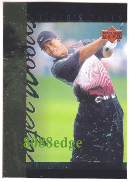 2001 Upper Deck Ud Golf Tiger's Tales: Tiger Woods #Tt23 Rookie Year Rc Insert