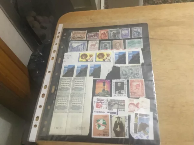 Peru Mixed Stamps Lot