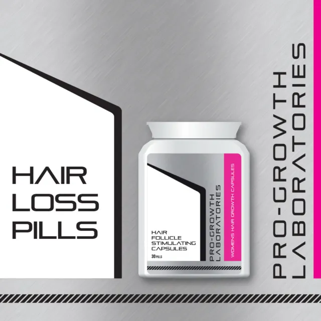 Pro Growth Womens Hair Grow Capsules Stop Balding Hair Loss Pills Work Fast