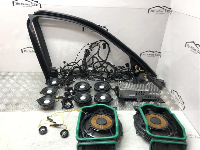2018 Bmw Serie 3 F30 Set Completo Sistema Audio Cardo Harman 9393186