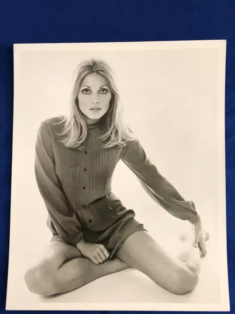 Sharon Tate Photograph Reproduced Black and White Copy Photo