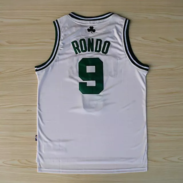 Retro Camiseta deportiva de baloncesto Boston Celtics #5 #9 #20 #34 cosida S-2XL 3