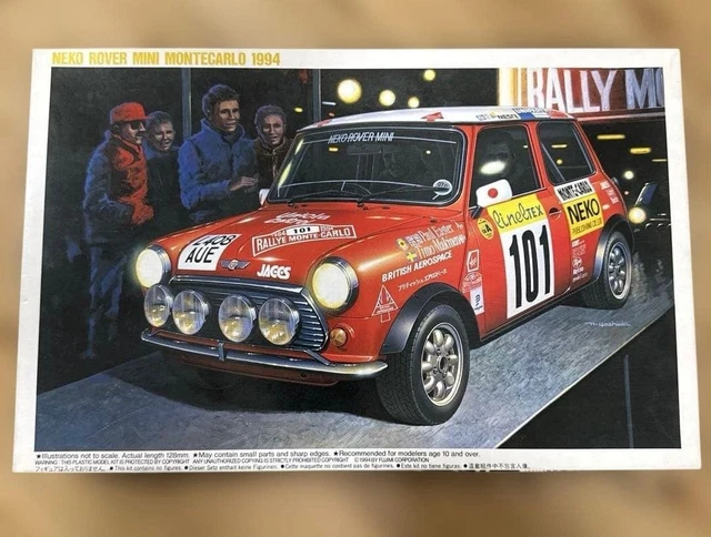 FUJIMI 124 MINI Cooper Monte Carlo Rally 1994 Modellbausatz ungeöffnete ...