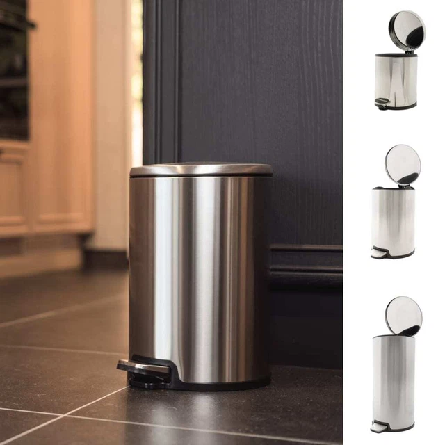 Cosy & Trendy Treteimer mit Deckel Wasty 20 L Rund vidaXL