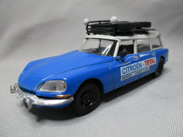 Aj383 1/43 Norev Citroen Id 21 Break Assistance Rallye 1970 Bon  Etat
