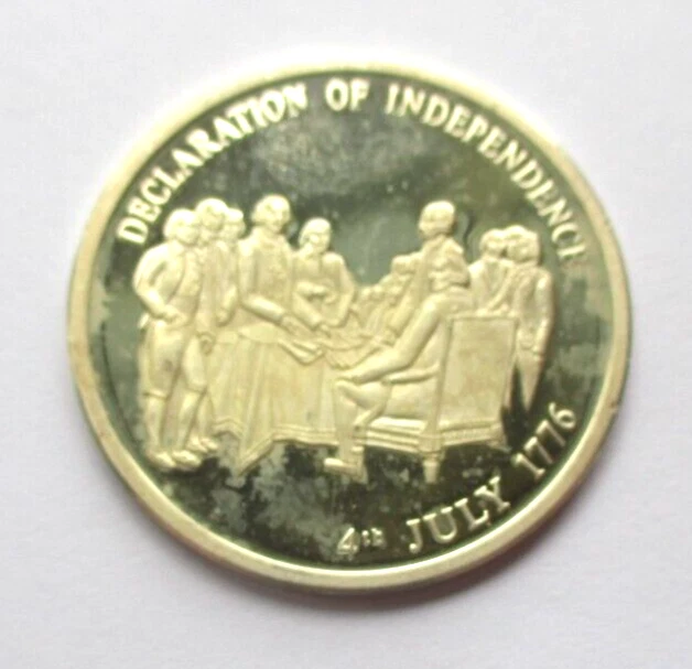 Declaration Of Independence .999 Silver Medal