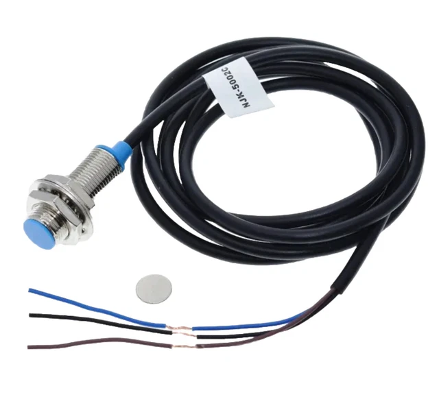 12MM HALL EFFECT Proximity Magnet Sensor Barrel Switch NPN NO 3-Wire ...