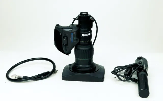 Canon HJ11ex4.7B IRSE HDXS 2/3" HD ENG Servo Lens w/ 2x Extender + ZSD-300M CTRL