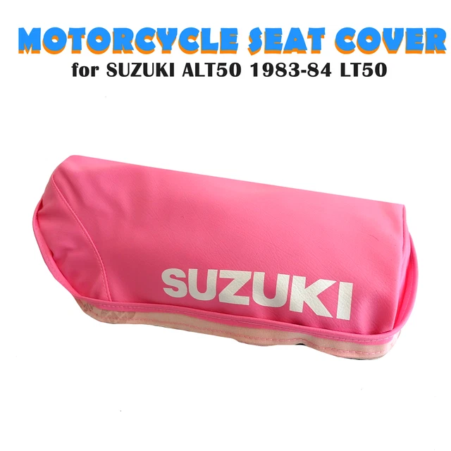 MOTORCYCLE SEAT COVER SUZUKI ALT50 1983-84 LT50 MID BLUE COVER WITH