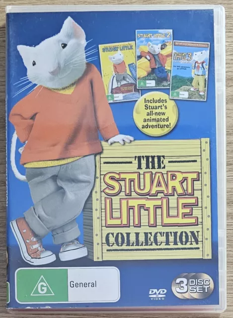 THE STUART Little Collection 1 2 3 DVD Region 4 PAL FREE