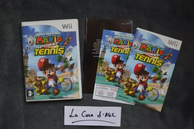 ₪ PAS DE JEU ₪ Boite + Notice + VIP Nintendo Wii FR - Mario Power Tennis