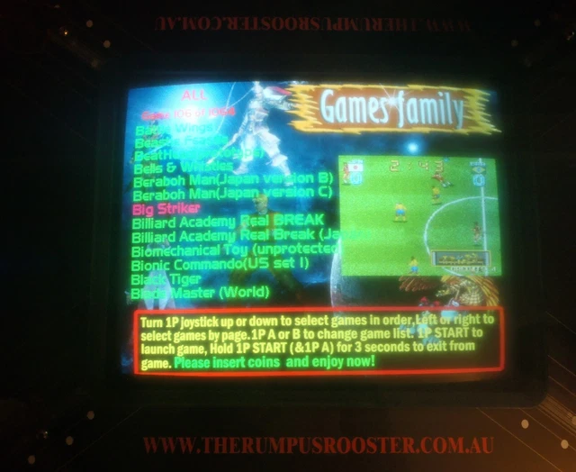 Arcade Machine table top style great games room, 1064 games