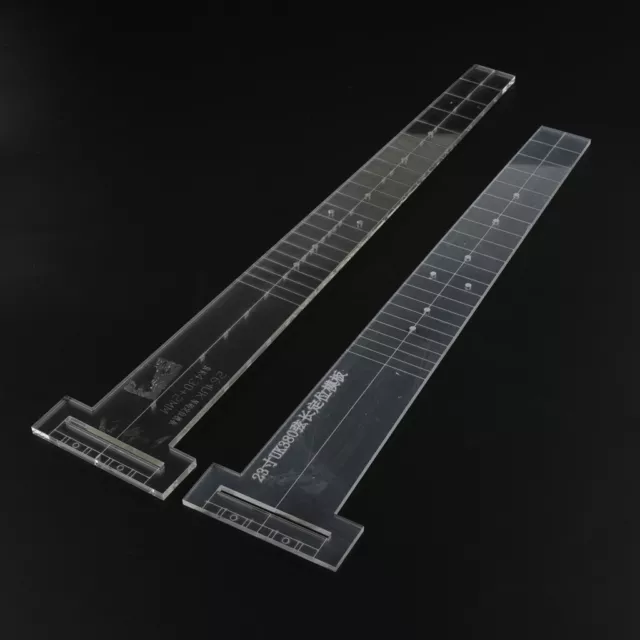23/18 inches Transparent Guitar Acrylic Position Template for Luthier DIY