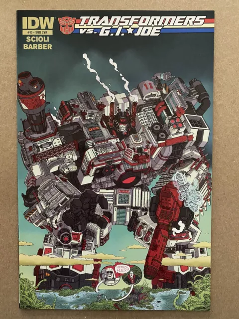Transformers GI Joe #10 Subscription Variant IDW Comic Book