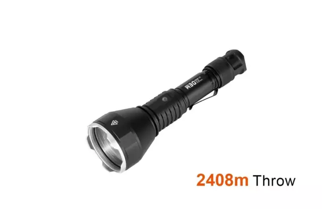 Acebeam W30 Long Range LEP Flashlight - 500 Lumens,  2408m throw, Cool White 650