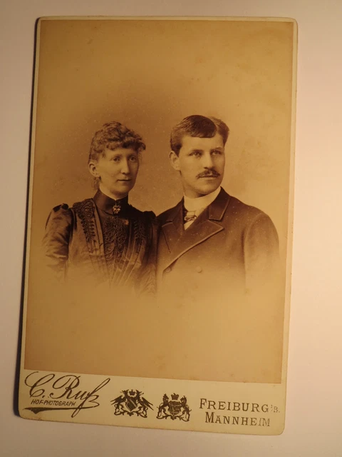 Friburgo i. B. - Mannheim - Emil & Elise Würstlin dato Schönwald in coppia / KAB