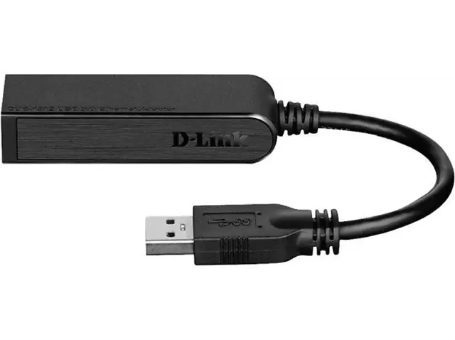 Adaptador Wi-Fi USB - D-link Dub, Usb 3.0 A, Rj45 Gigabit Dub-1312, Negro