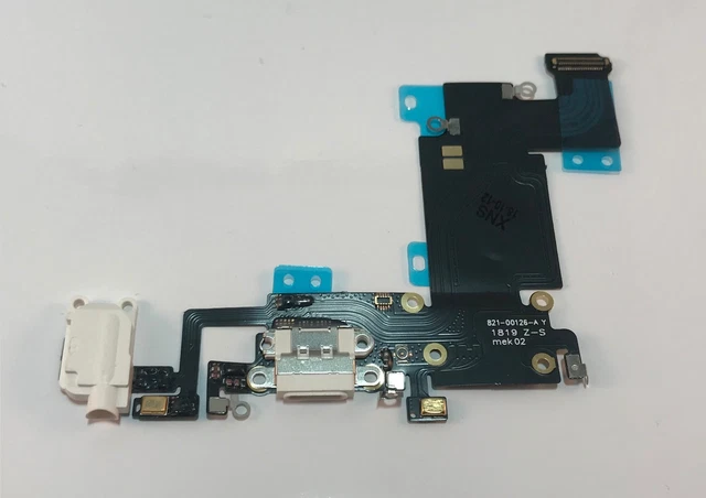 Für iPhone 6S PLUS LADEBUCHSE LIGHTNING DOCK CONNECTOR WEISS #K2