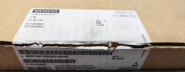 Power supply Siemens 6ES7407-0DA02-0AA0 /#G E1LK 8580