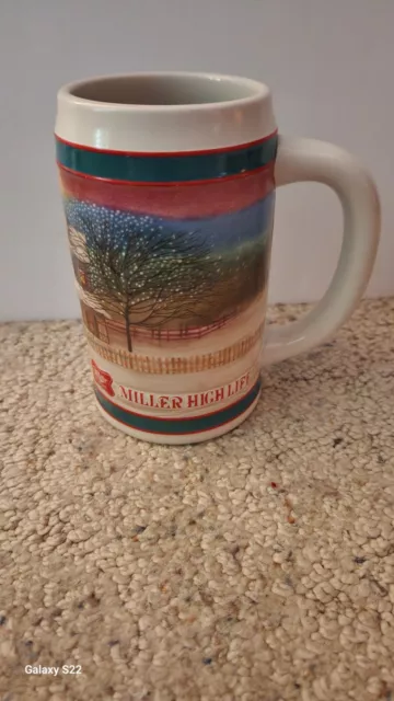 Miller High Life Holiday Stein By C.U.I. Made In USA