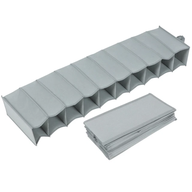 Estante para zapatos fieltro organizador de zapatos bolsa para colgar calcetines gris oscuro