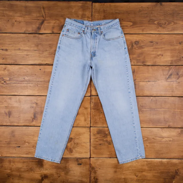 Vintage Levis 550 Jeans 31 x 30 Stonewash Tapered Blue Red Tab Denim