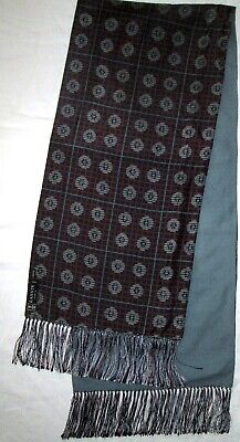Lanvin LANVIN  écharpe soie doublure laine  en TBEG vintage authentique 30x140 cm 