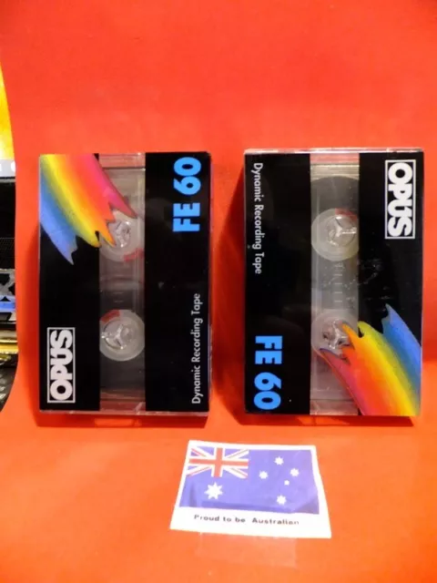 2 X OPUS FE60 Cassettes new & sealed