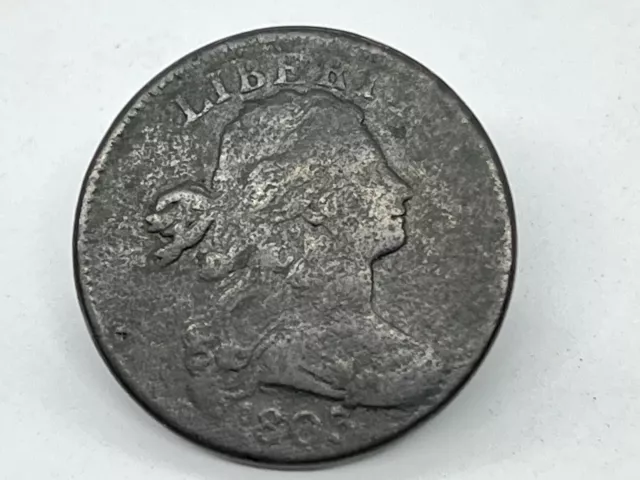 1803 Draped Bust Large Cent VG/F DETAILS