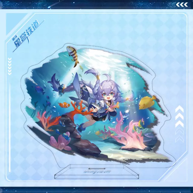Honkai: Star Rail Bailu Acrylic Figure Stand Display Table Decors Anime Game
