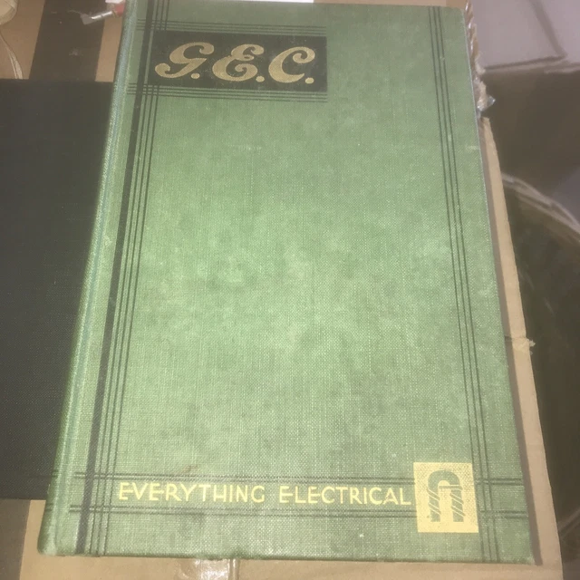 VINTAGE GEC CATALOGUE Everything Electrical Installation Material Book