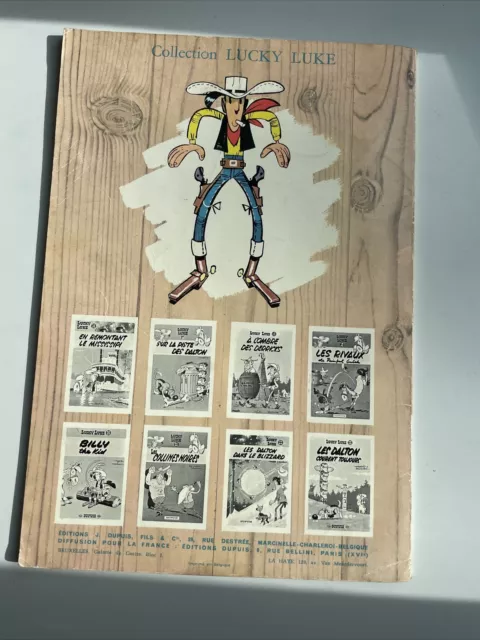 BD LUCKY LUKE 7 - L'elixir du docteur Doxey - MORRIS - Ed de 1965 en bon état 3