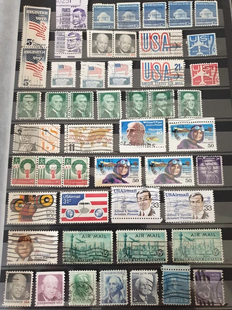 Kleines Lot USA gestempelt, 76 Stück
