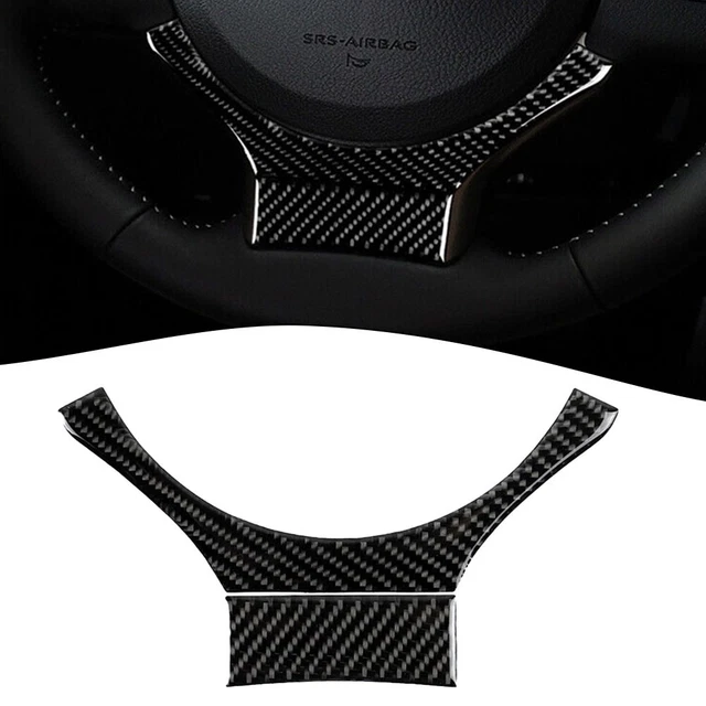 PER LEXUS IS250/300/350 rivestimento pannello volante nero 2 pezzi copertura