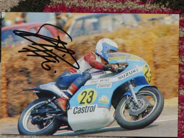 Steve Parrish Suzuki Gp  7X 5 Hand Signed Photo