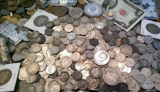 ✯ U.S. Estate Coin Lot Grab Bag BLOWOUT! ✯ Silver / Bills / History + BONUS ✯