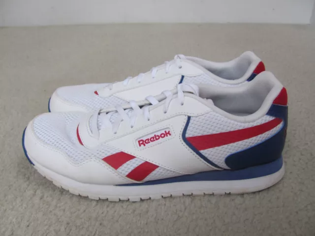 Reebok Classic Women's White, Red, and Blue Fashion Sneakers Size 9.5