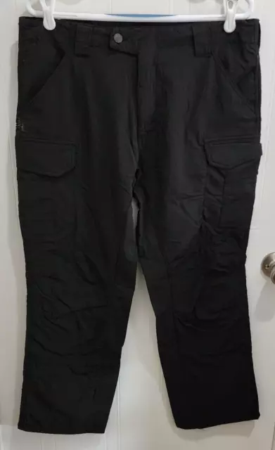 SOG BLACK CARGO Stretch Tactical Military Pants Size 34 - 30 Nylon ...