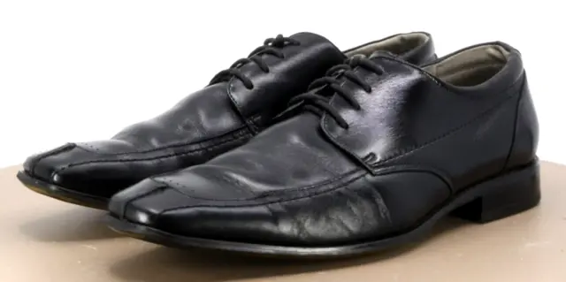 STACY ADAMS MEN'S Split Toe Dress Shoes Size 10 Leather Black $45.00 ...