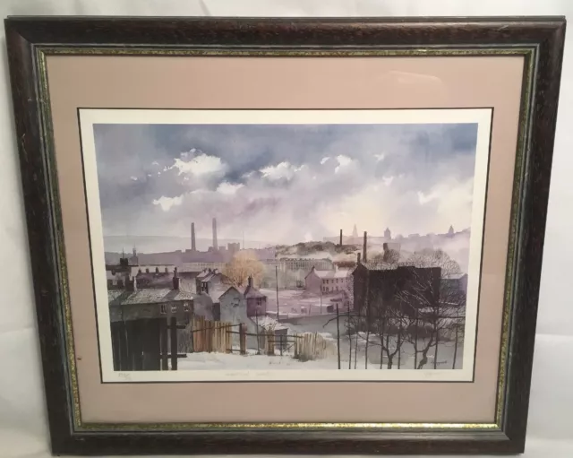 Vintage Traynor Industrial Winter Limited Edition Print Mounted And Frame