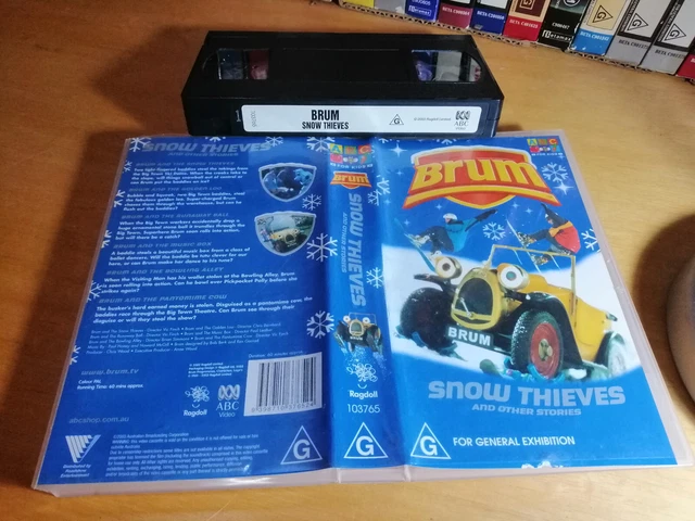 Brum Ragdol BRUM: SNOW THIEVES (6 Stories) - Oz Ragdoll\ABC for Kids VHS Issue ...