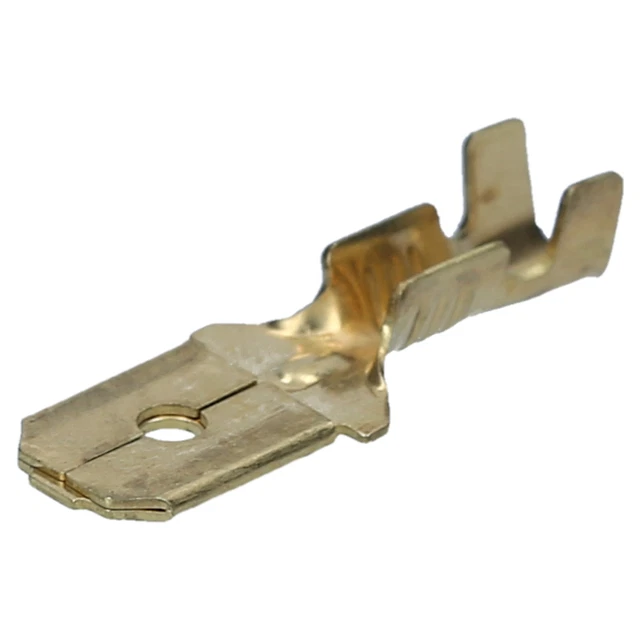 100 Stück Kalitec Flachstecker Rot 6,3mm - Kabelverbinder Für Auto & Industrie