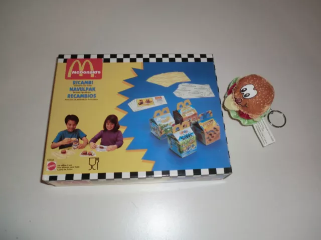 Mattel Vintage McDonald's Happy Meal 1994 Kids Playset Hamburger Nachfüllpackung